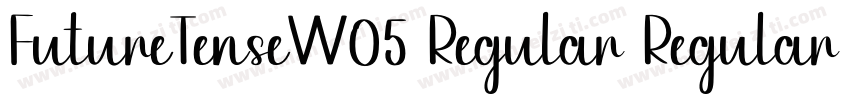FutureTenseW05 Regular Regular字体转换